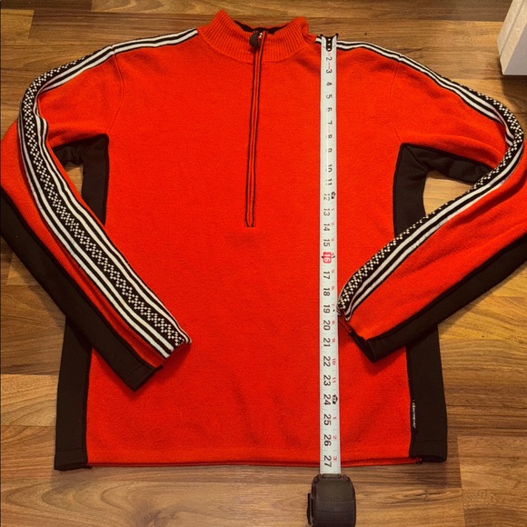 Obermeyer Red 1/4 Zip Ski Sweater - Size Medium - Picture 7 of 7